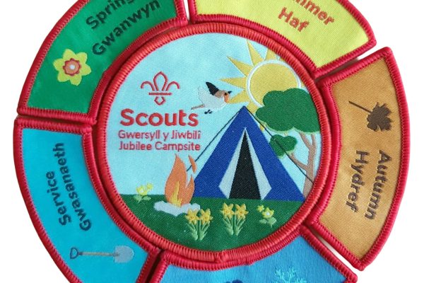 Jubilee campsite badges